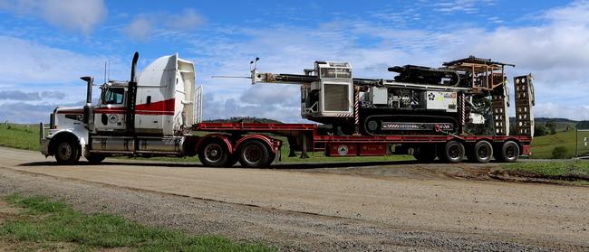 The final drill rig related to the former Pioneer-Burdekin Pumped Hydro Project has been removed from the Pioneer Valley. Picture: supplied by Queensland Hydro