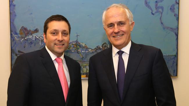 Victorian Opposition Leader Matthew Guy with Prime Minister Malcolm Turnbull. (pic: supplied)