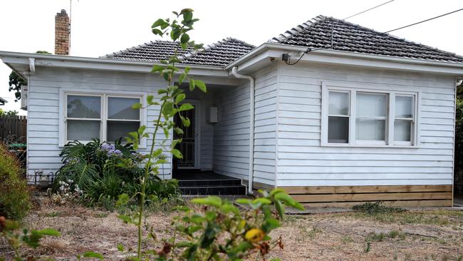 The home where tragedy unfolded. Picture: Mark Wilson