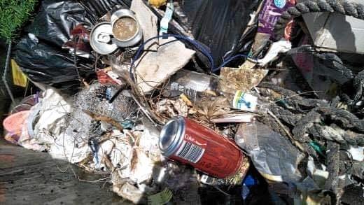 The dumping of rubbish into private wheelie bins on Laurel Rd has residents there furious. Picture: Contributed