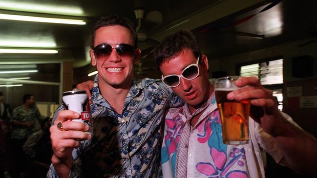 Matthew &amp; Andrew Johns were always the life of the party. Picture: News Corp