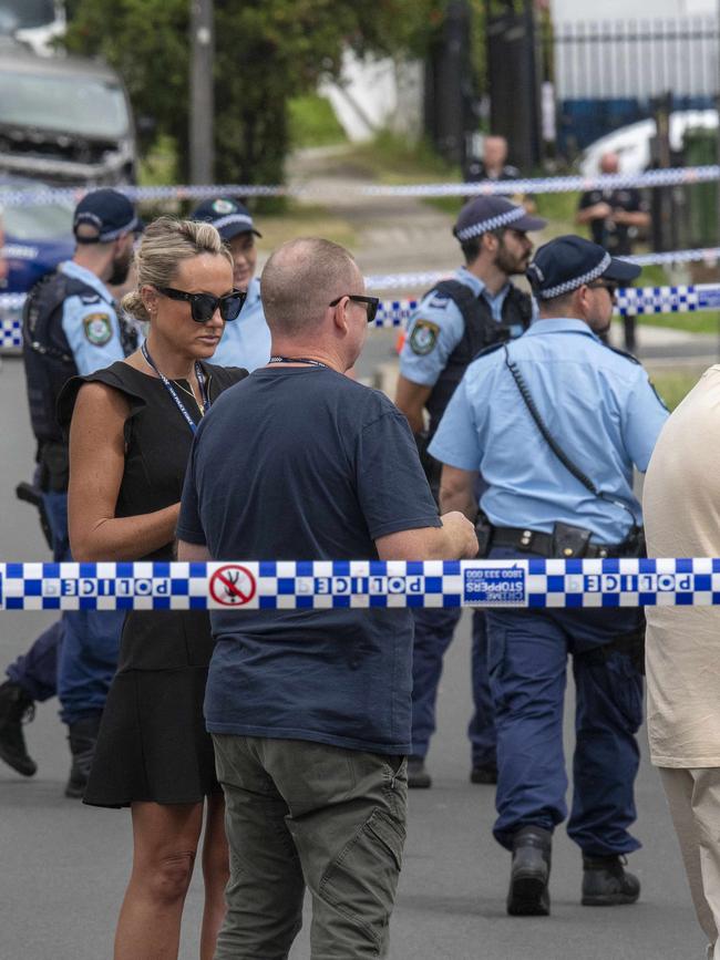 Police investigators remained at the scene on Thursday afternoon. Picture: NCA NewsWire