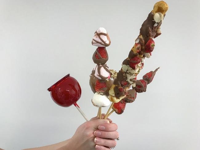 There is no shortage of food - or sweets - on a stick. Picture: Jenifer Jagielski