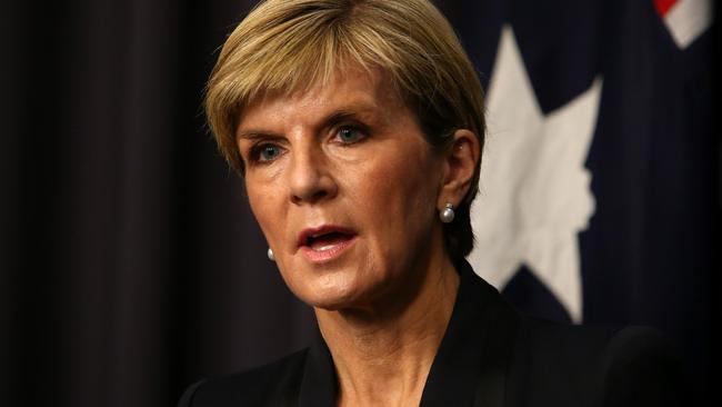 Julie Bishop has not ruled out cuts to Indonesia’s foreign aid.