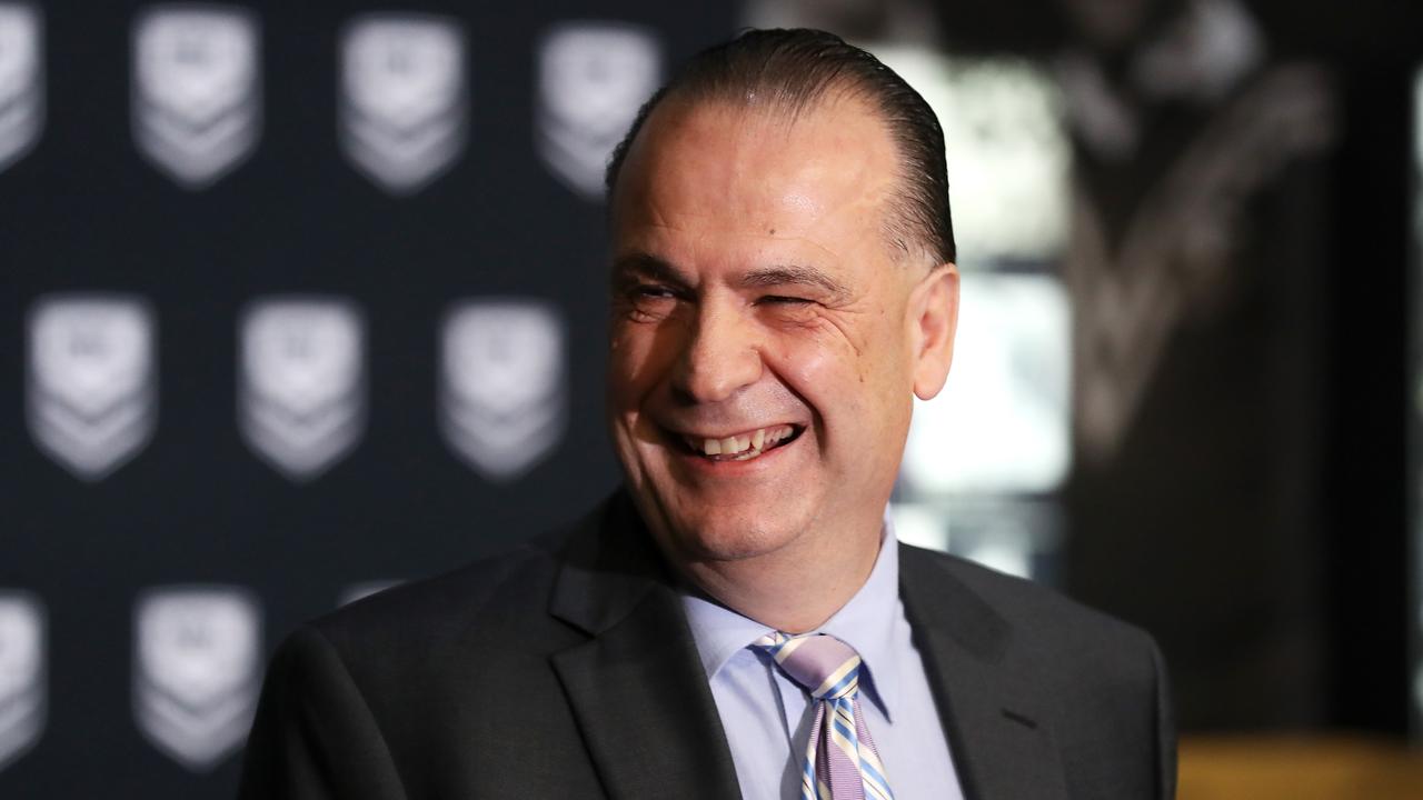 Australian Rugby League Commission chairman Peter V’landys has reason to smile. Picture: Mark Kolbe/Getty Images