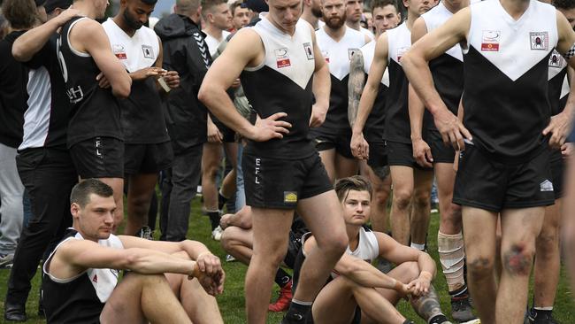 Ringwood has lost the past two grand finals (pictured 2019) but the results bear no relevance to this weekend, the coach says. Picture: Andy Brownbill