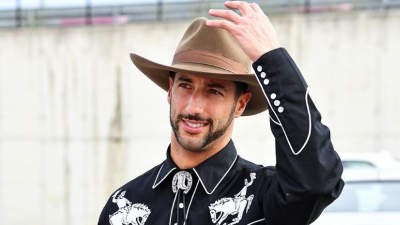 BLACK IS THE NEW BLACK The second of the McLaren drivers is Daniel  Ricciardo all in black with a Buffalo Bills cap. Is he a fan of the…