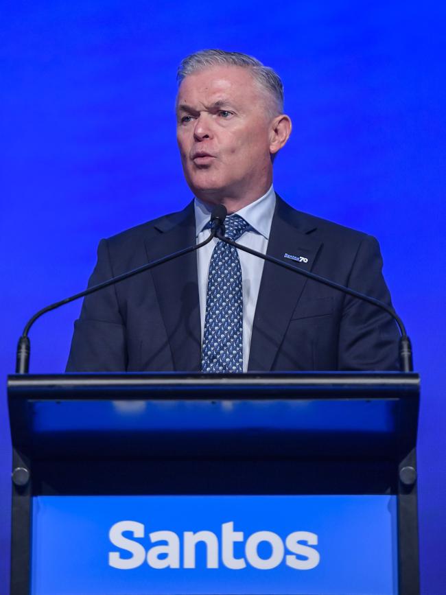 Santos CEO Kevin Gallagher. Picture: NCA NewsWire / RoyVphotography