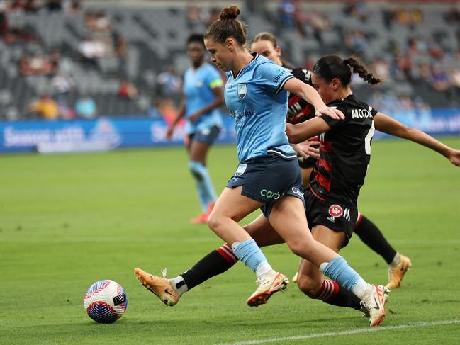 Kirsty Fenton in action for the Sky Blues. Picture: Getty