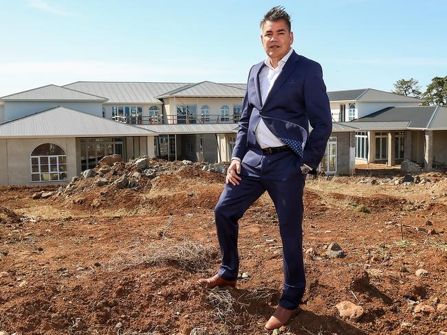 Former Wyndham councillor and Melton property developer Intaj Khan said he didn’t see a problem if land value soared in West Melbourne. Picture: Ian Currie