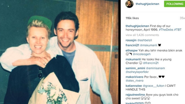 Hugh Jackman Deborra Lee Furness. Picture: Instagram