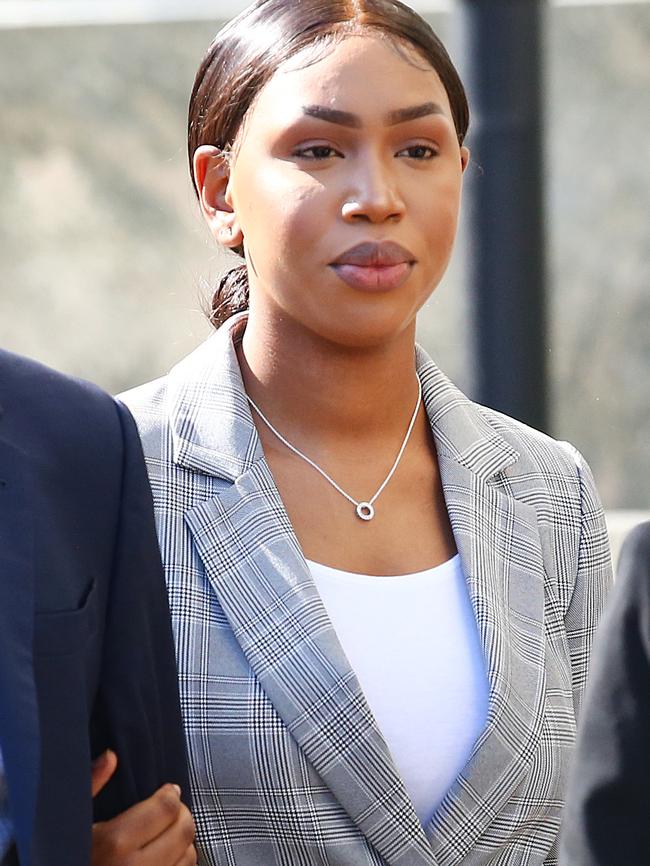 Olivia Muranga arrives at the Brisbane arrests court on Monday. Picture: NCA NewsWire / Jono Searle