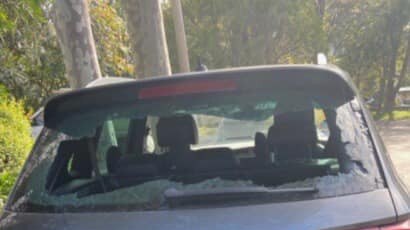 Car windows across the Illawarra and South Coast were allegedly smashed in a ‘trail of destruction’. Pictures: supplied.