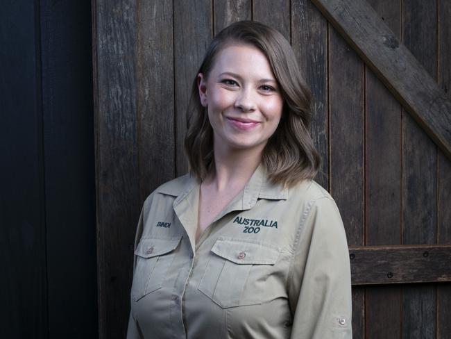 Bindi Irwin photographed at Australia Zoo. Picture: Russell Shakespeare