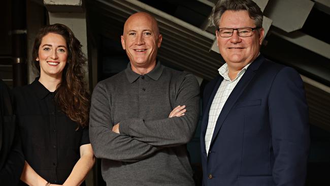 (LR) Pippa Chambers, Mark Green and John Lehmann at The Growth Agenda Sydney event in Woolloomooloo. Picture: Adam Yip