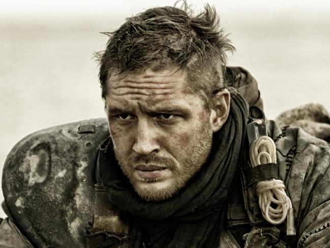 This image released by Warner Bros. Pictures shows Tom Hardy in a scene from "Mad Max: Fury Road," in theaters on May 15. (Jasin Boland/Warner Bros. Pictures via AP)