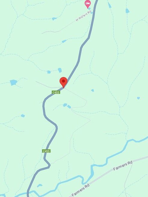Police detected a BMW sedan allegedly travelling at 213km/h in an 80km/h on the country road. Picture: Supplied