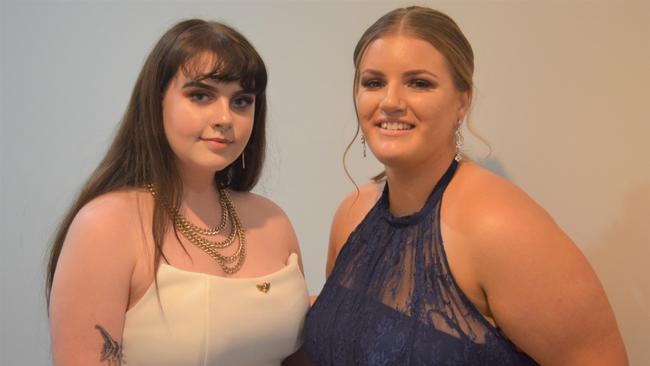 Warwick State High formal 2019 Darcy Bradfield and Louise Stonehouse.