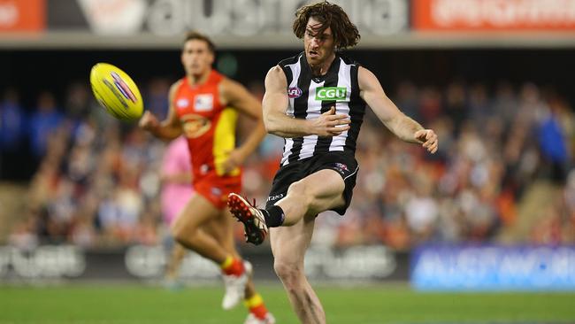 Magpie Tyson Goldsack plays an important role for coach Nathan Buckley.