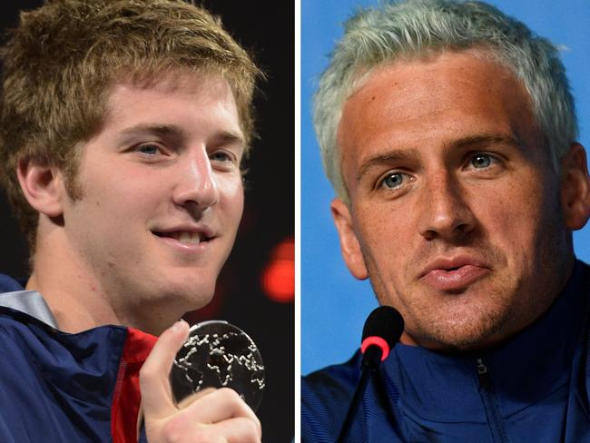 James Feigen, left, and Ryan Lochte.