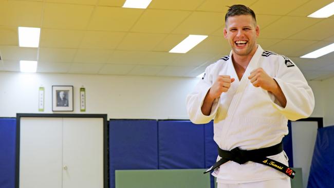 Sebastian Temesi at the Coral Coast Judo Club dojo in Mossman Pic: Gizelle Ghidella