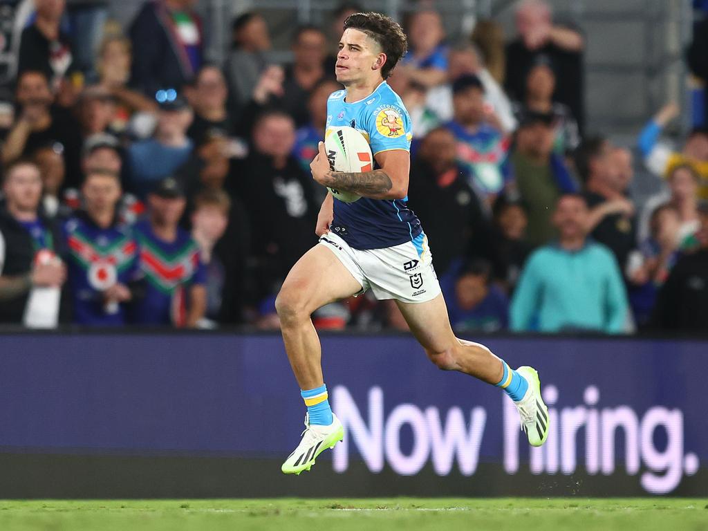 Jayden Campbell appears to be guaranteed first shot at playing fullback at the Titans. Picture: Getty Images