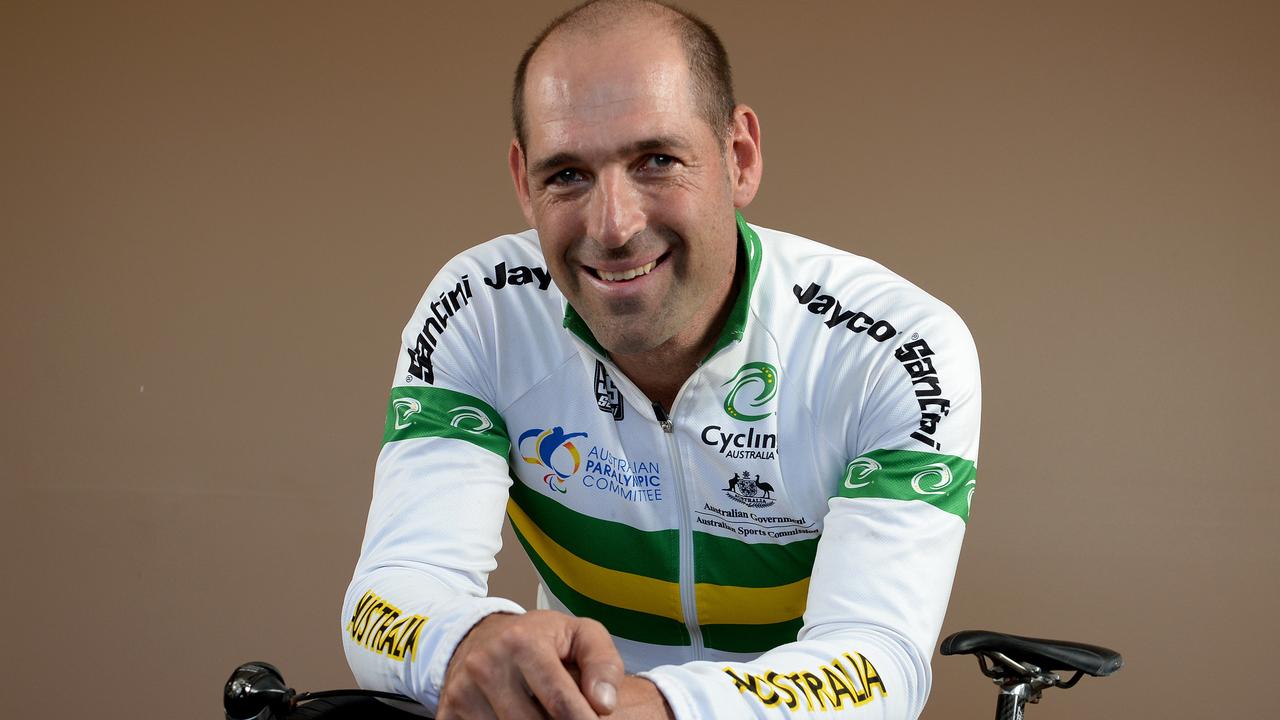 Paralympic champion Kieran Modra. Picture Campbell Brodie