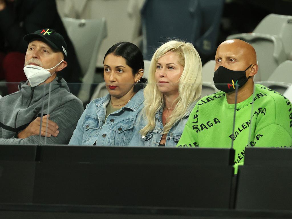 Giorgos, Halimah, Alicia Gowans and Christos Kyrgios. Picture: Michael Klein