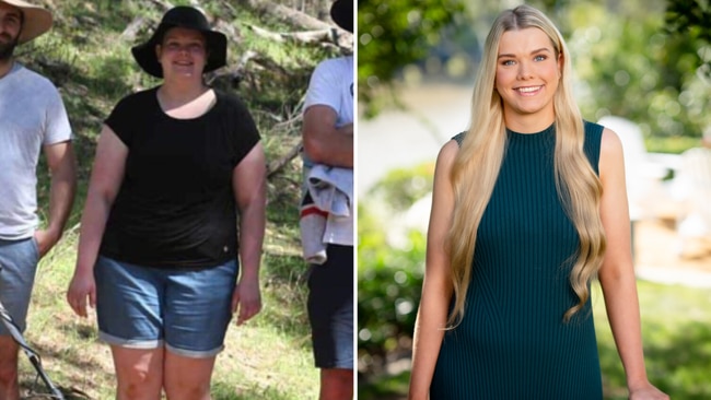 Laura Murray before and after Light n' Easy. Image: Supplied