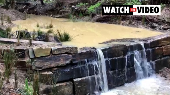 White Rock Quarry run-off muddies Third Creek