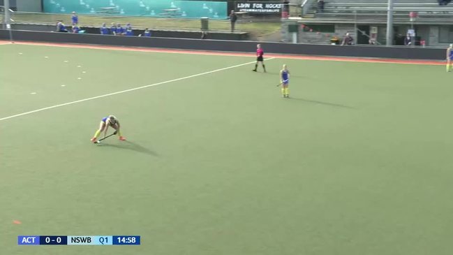 REPLAY: National Under 18's Girls Hockey Championships - NSW Blue vs ACT