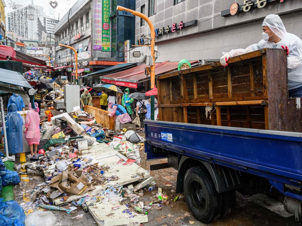 Images Reveal Devastating Impact Of Floods In Seoul, South Korea ...