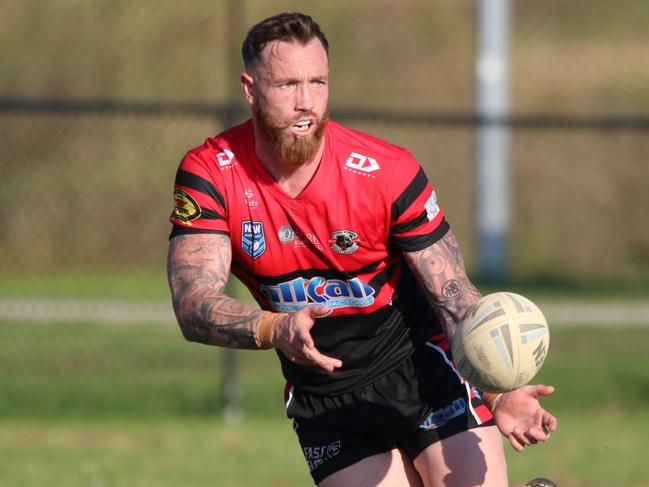 Luke Williams for Oakdale, Oakdale Workers v Narellan Jets, Macarthur Rugby League, men's first grade, round four, April 14, 2024, Narellan Sports Ground. Photo: Warren Gannon Photography