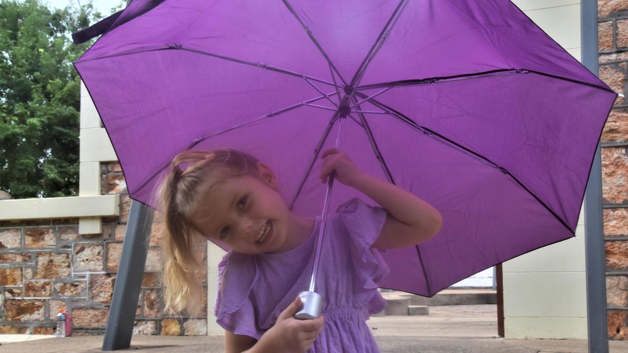 Layla Kirby, 4, at the City of Darwin International Women's Day walk and Celebrations, Saturday March 5.