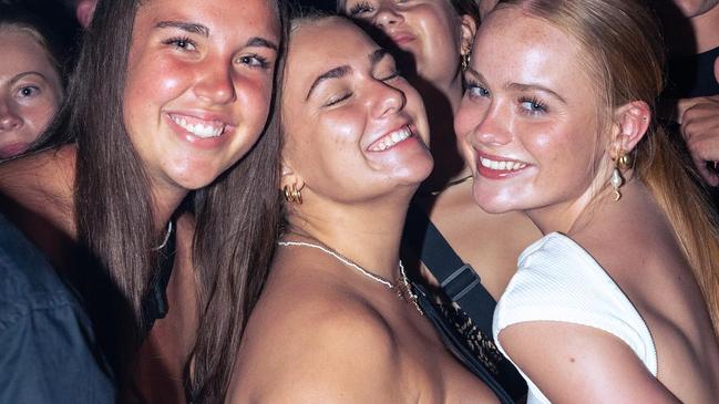 People clubbing at Woody's Surf Shack, Byron Bay. Picture: Tom Moy