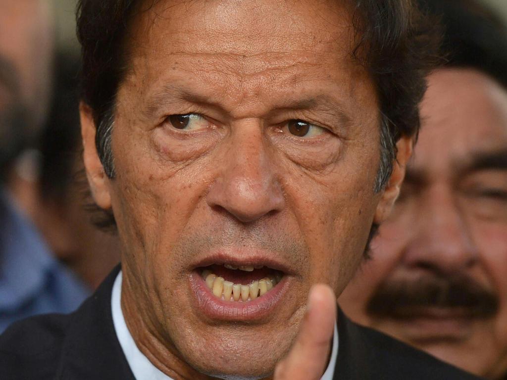  Pakistan's Prime Minister Imran Khan blamed the attack on Islamophobia. Picture: AFP