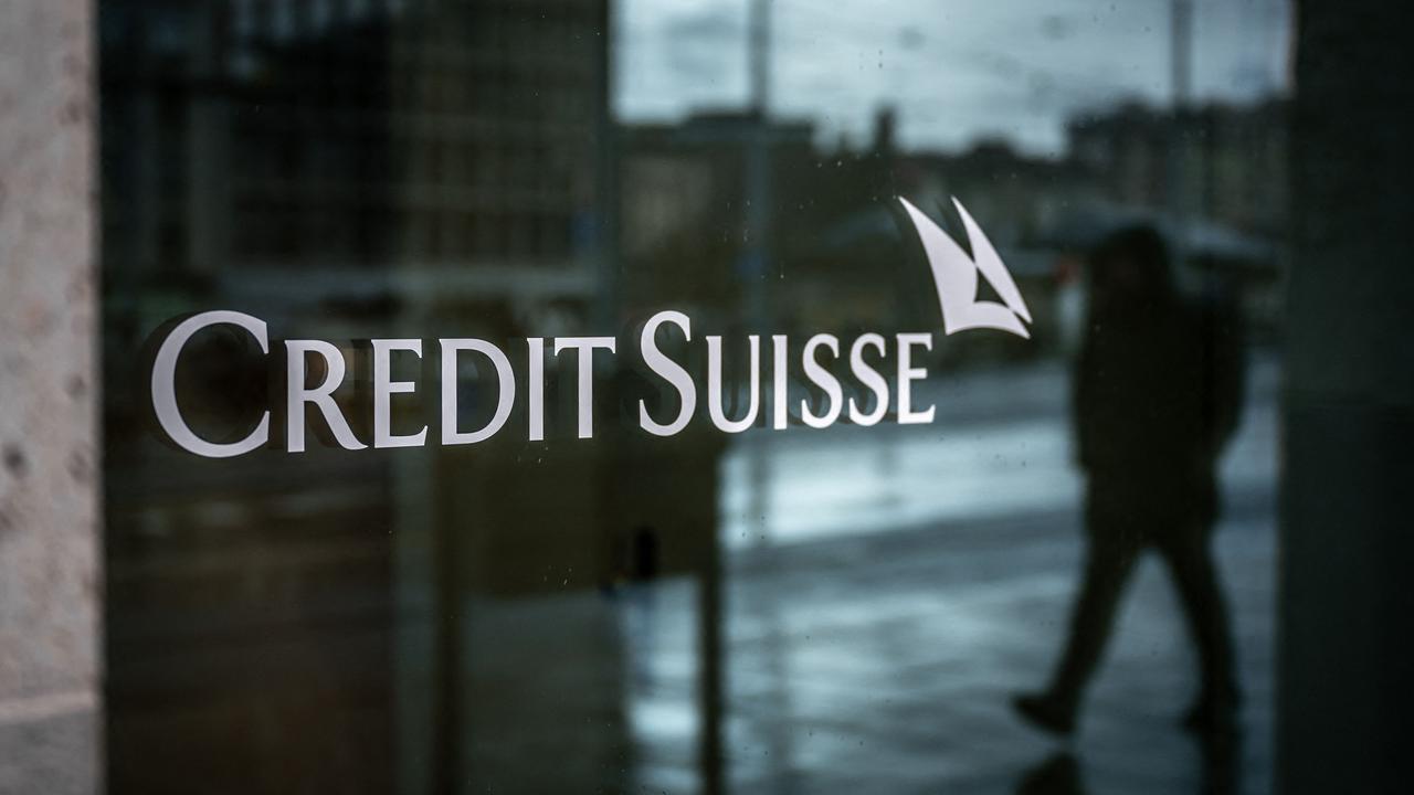 Credit Suisse was pushed to merge with regional rival UBS earlier this year. Picture: AFP