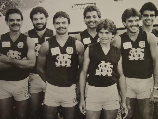 All seven Long brothers played for St Mary’s in 1989.