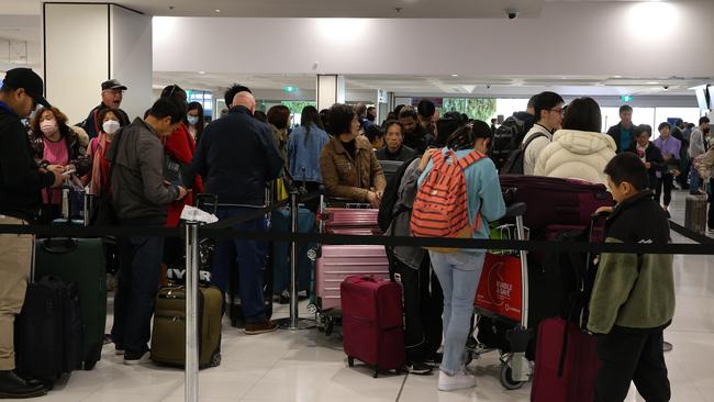 The incident caused chaos at Sydney Airport. Picture: NewsWire / Gaye Gerard