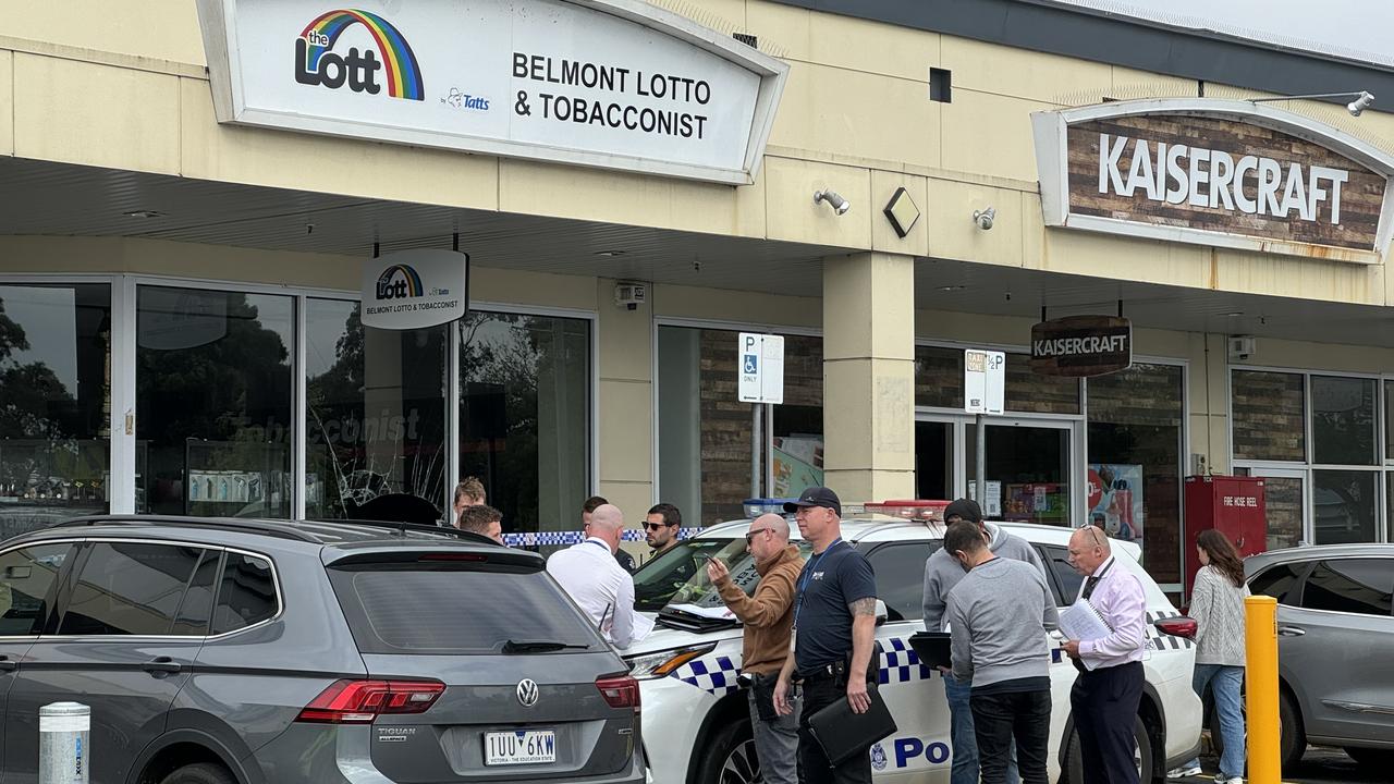 Detectives from the Lunar Taskforce are investigating a suspicious fire at a Belmont tobacco shop.