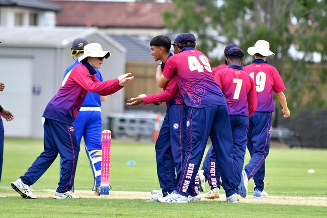 GPS First XI cricket between Brisbane State High School and Nudgee College Saturday February 1, 2025. Picture, John Gass