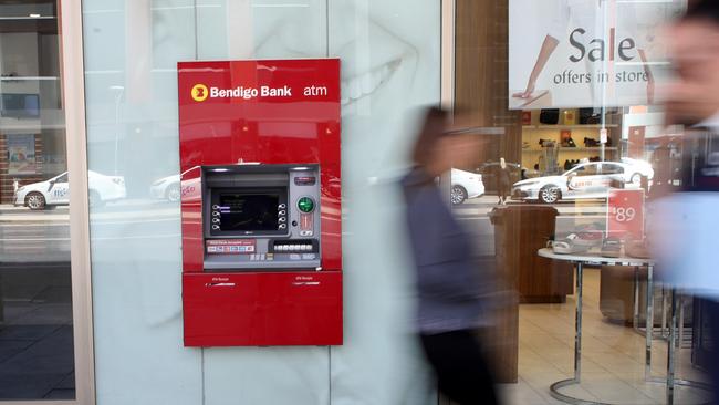 Bendigo and Adelaide Bank has booked a $148m charge for COVID-19. Picture: AAP / Kelly Barnes,