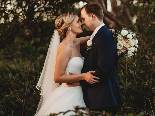 The couple married this year after meeting on eHarmony. Picture: Supplied