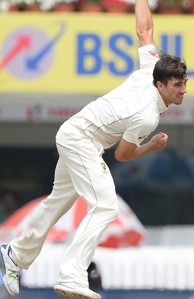 Comeback kid Pat Cummins got through 39 overs.
