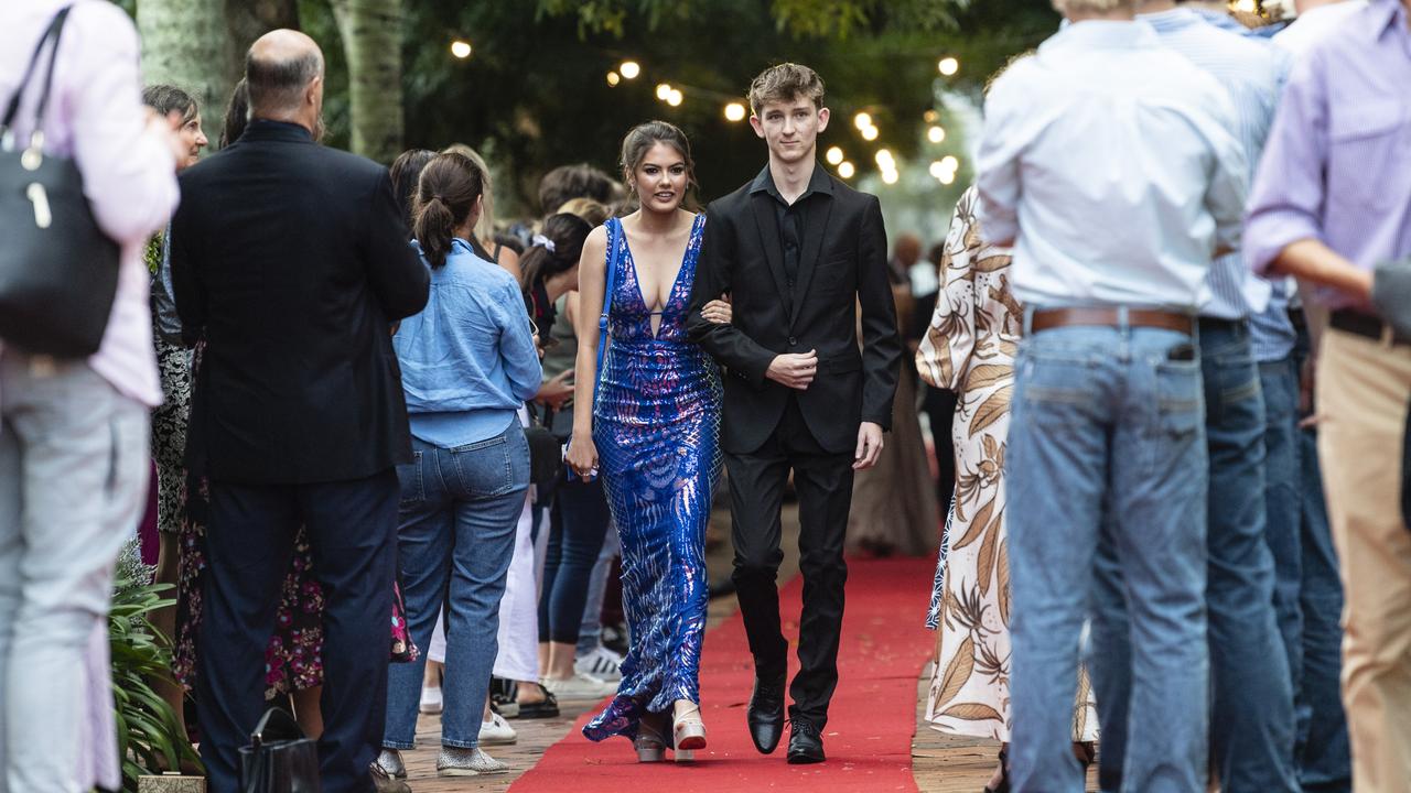 Arabella Schutt and Fynn Perry at Fairholme College formal, Wednesday, March 29, 2023. Picture: Kevin Farmer