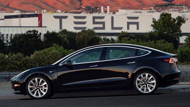 PRODUCTION PROBLEMS: The Tesla Model 3 sedan.