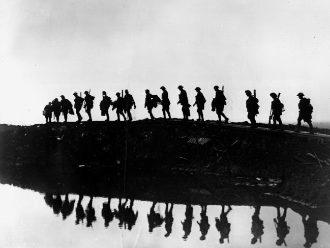 Australia wanted to honour its more than 8000 soldiers lost on the Western Front with fake burial plots. Picture: Australian War Memorial