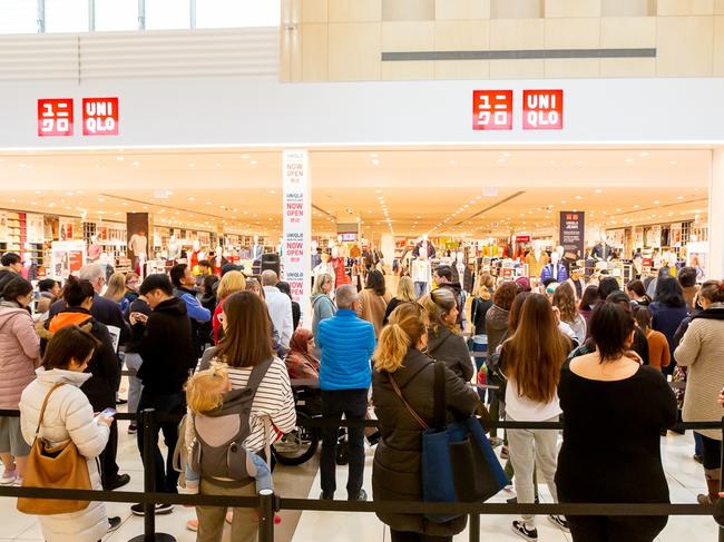 Shoppers can’t wait for their Uniqlo fix.