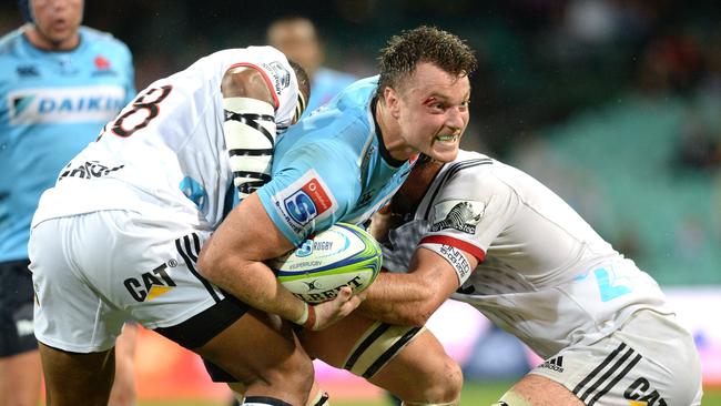 Waratahs’ Jack Dempsey during the NSW Waratahs and Canterbury Crusaders at the SCG. Picture: AAP Image/Jeremy Piper