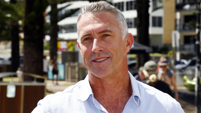 Surf QLD CEO Adam Yates during the launch of the 2023 Gold Coast Open surfing event. Picture: Tertius Pickard